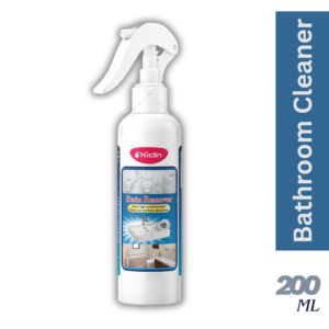 kiclin Bathroom-Cleaner & Descaler Removes Natural Liquid Spray for Tap & Shower Fresh lemon (200 ml)