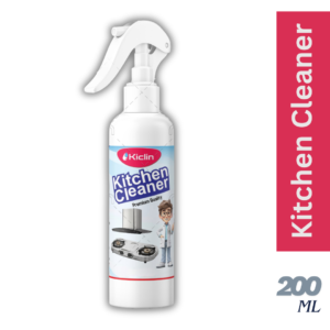 Kiclin Kitchen Cleaner Spray Oil & Grease Stain Remover Stove & Chimney Cleaner Spray for Kitchen Gas Stove Cleaning Spray for Grill & Exhaust Fan (200ml)