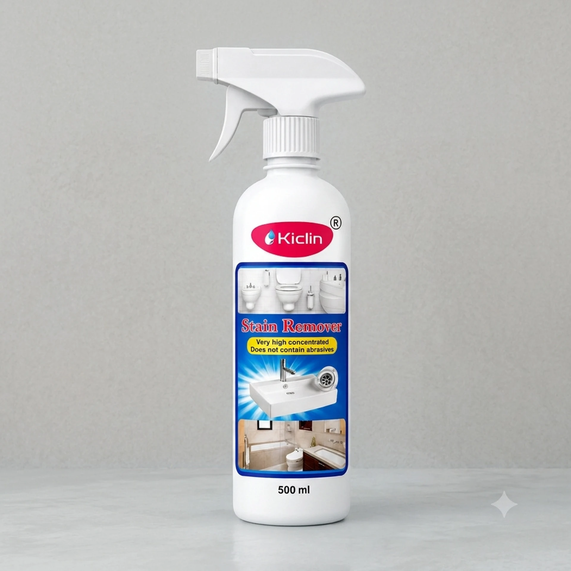 Tap & Shower Cleaner | Hard Water Stain Remover | Bathroom Tap, Shower & Fittings Cleaning Spray | Powerful Bathroom Cleaner- 500 ML